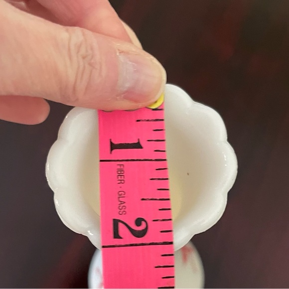 Milk Glass Rose Bud Vase 9” - Picture 7 of 8